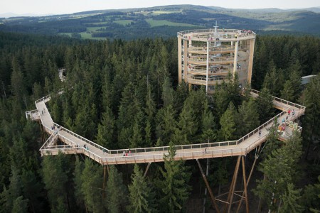 Stezka korunami stromů Lipno